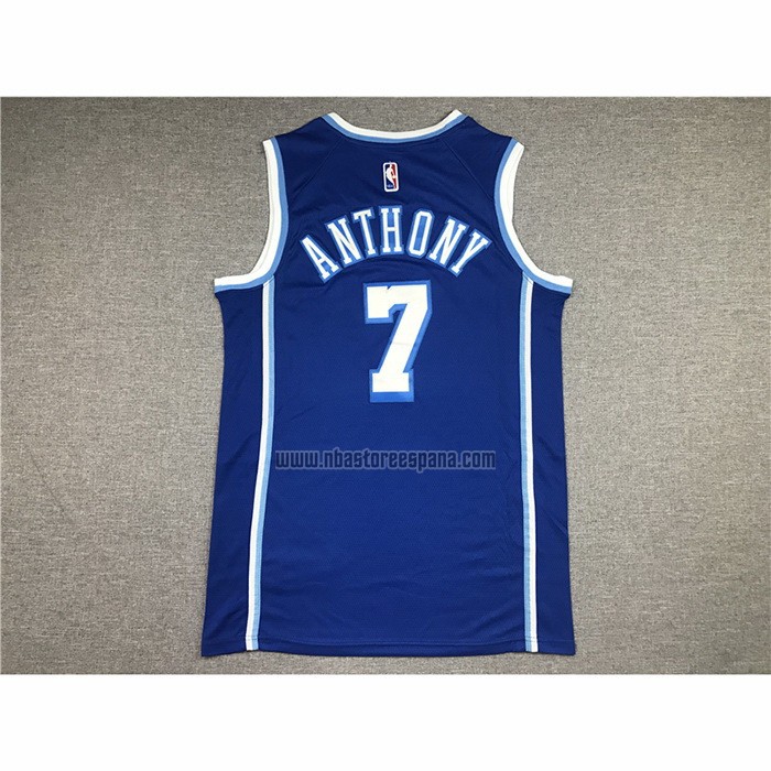 Camiseta Los Angeles Lakers Carmelo Anthony NO 7 Classic 2021 Azul